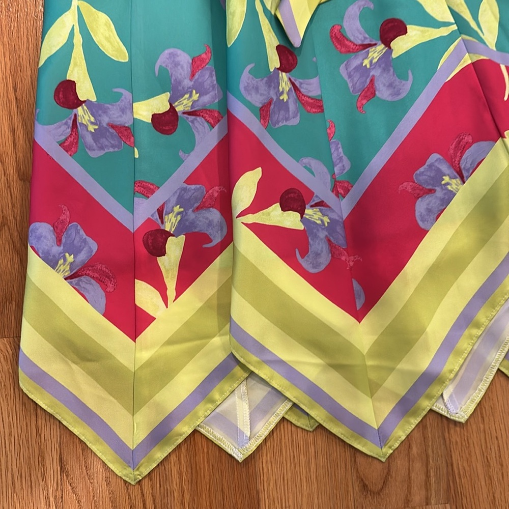 NWT Tahari Hankerchief Hem Dress - Picture 7 of 9